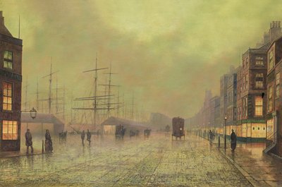 Glasgow Docks by John Atkinson Grimshaw